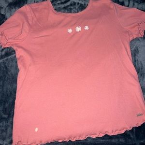 pink medium shirt from hollister